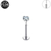 Body Piercing Lip Nail Ear Nail Pin Copper Stainless Steel Geometric Electroplating Unisex