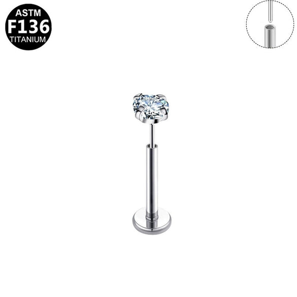 Body Piercing Lip Nail Ear Nail Pin Copper Stainless Steel Geometric Electroplating Unisex