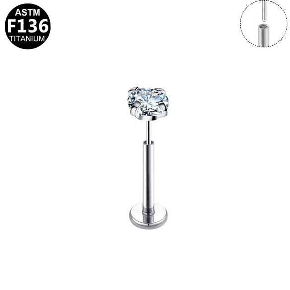 Body Piercing Lip Nail Ear Nail Pin Copper Stainless Steel Geometric Electroplating Unisex