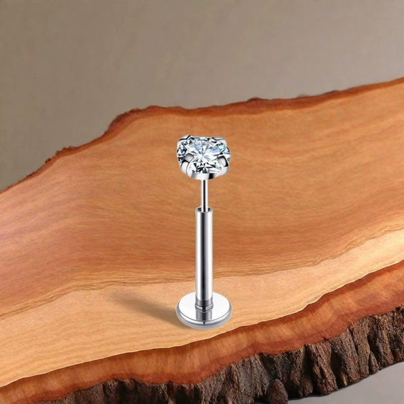 Body Piercing Lip Nail Ear Nail Pin Copper Stainless Steel Geometric Electroplating Unisex