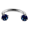Body Puncture Jewelry Stainless Steel Ushaped Electroplated Ring And Nail