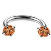 Body Puncture Jewelry Stainless Steel Ushaped Electroplated Ring And Nail