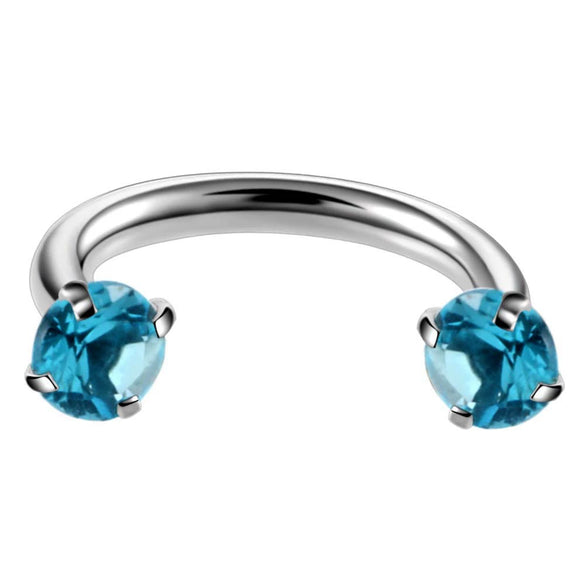 Body Puncture Jewelry Stainless Steel Ushaped Electroplated Ring And Nail
