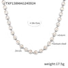 Bohemian Colorful Bead Zircon Necklace And Bracelet Titanium Steel Pvd Plated 18K Gold