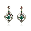 Bohemian Exotic Drop Shape Alloy Earrings With Crystal Detail For Women Wholesale Fashion Jewelry
