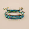 Bohemian Geometric Seed Bead Knitting Women'S Bracelets
