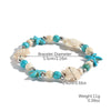 Bohemian Handmade Natural Shell Starfish Bracelet With Geometric And Animal Patterns