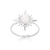 Bohemian Style Star Stainless Steel Ring Electroplated