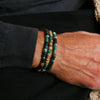 Bohemian Style Turquoise Heart Handmade Bracelet Set For Unisex