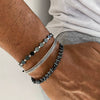 Bohemian Style Turquoise Heart Handmade Bracelet Set For Unisex
