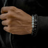 Bohemian Style Turquoise Heart Handmade Bracelet Set For Unisex