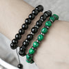 Bohemian Style Turquoise Heart Handmade Bracelet Set For Unisex