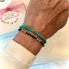 Bohemian Style Turquoise Heart Handmade Bracelet Set For Unisex