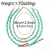 Bohemian Style Turquoise Multi-layer Personalized Fashion Necklace For Women