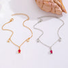 Bohemian Style Turtle And Starfish Pendant Anklet For Girls Copper Animal Zodiac Design