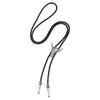 Bolo Tie Pendant Sweater Chain Artificial Leather And Alloy Retro Style Geometric And Plaid Pattern