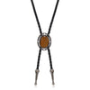 Bolo Tie Pendant Sweater Chain Artificial Leather And Alloy Retro Style Geometric And Plaid Pattern