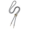 Bolo Tie Pendant Sweater Chain Artificial Leather And Alloy Retro Style Geometric And Plaid Pattern