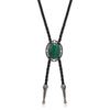 Bolo Tie Pendant Sweater Chain Artificial Leather And Alloy Retro Style Geometric And Plaid Pattern