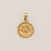 Boots Pendant Titanium Steel Heart Shape Vacuum Plated 18K Gold Color