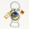 Bottle Opener Keychain Zinc Alloy Modern Art Style