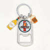 Bottle Opener Keychain Zinc Alloy Modern Art Style