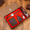 Boutique Gift Suit With Pu Belt Wallet Perfume Keychain Large Dial Quartz Watch Pen In Modern Simplicity Style