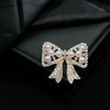 Bow Brooch Zinc Alloy Fashion Electroplated Unisex Accessory