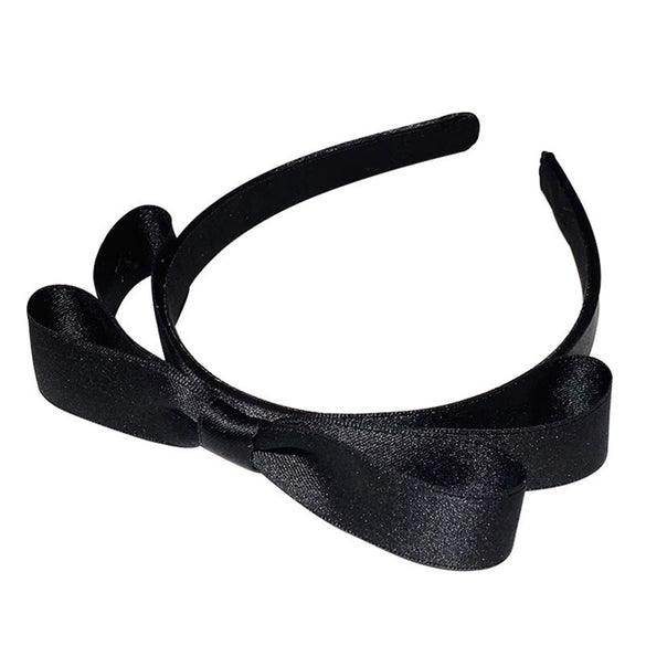 Bow Hairband Artificial Leather Purely Handmade Women's