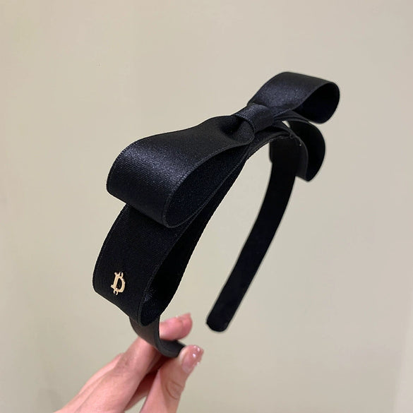 Bow Hairband Artificial Leather Purely Handmade Women's