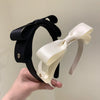 Bow Hairband Artificial Leather Purely Handmade Women's