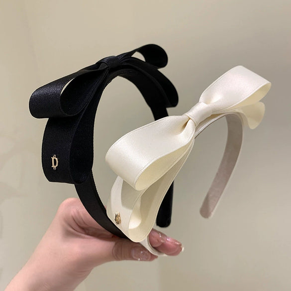 Bow Hairband Artificial Leather Purely Handmade Women's