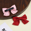 Bow Hairpin Duckbill Clip Hair Accessories Cloth Handmade Cute Women's Hairpin Side Clip