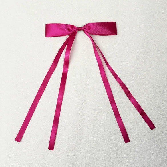 Bow Hairpin Polyester Fiber Handmade Women's Hair Accessory