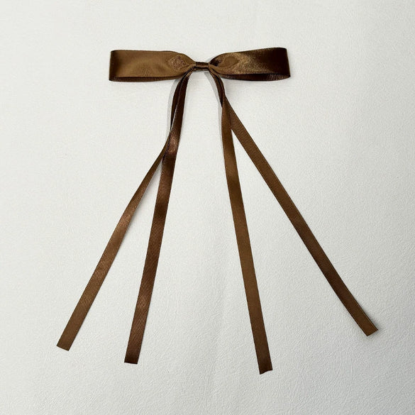 Bow Hairpin Polyester Fiber Handmade Women's Hair Accessory