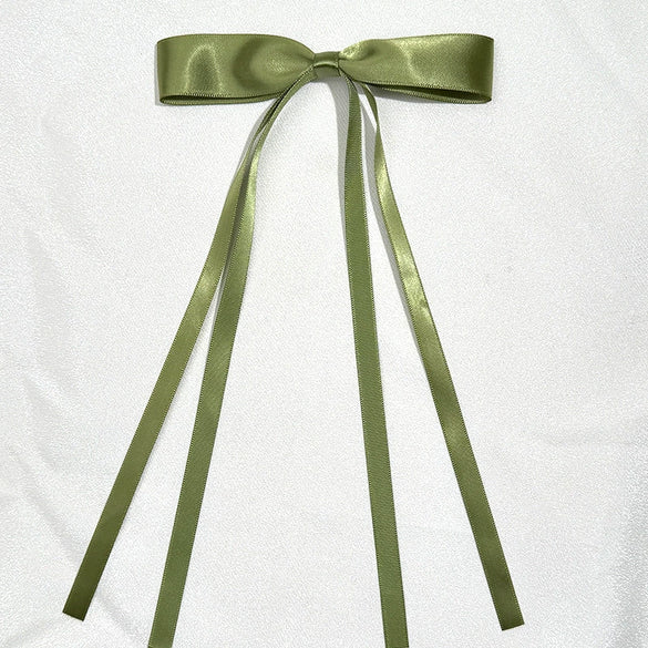 Bow Hairpin Polyester Fiber Handmade Women's Hair Accessory