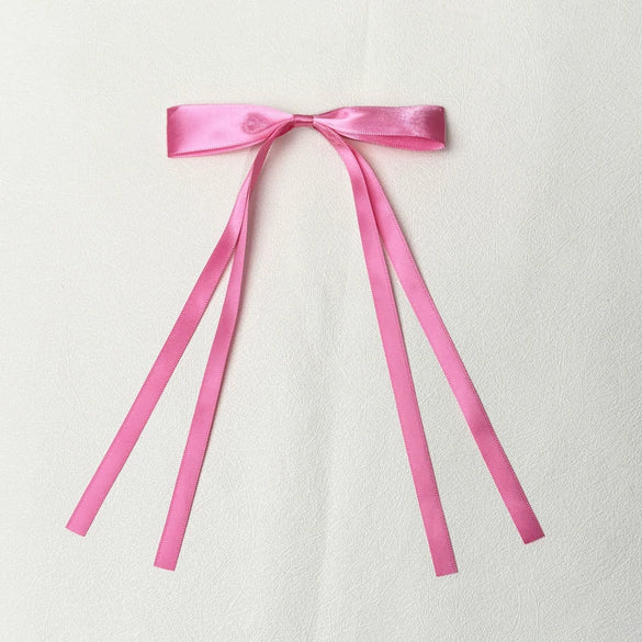 Bow Hairpin Polyester Fiber Handmade Women's Hair Accessory