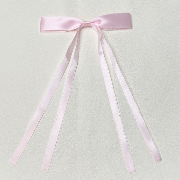 Bow Hairpin Polyester Fiber Handmade Women's Hair Accessory