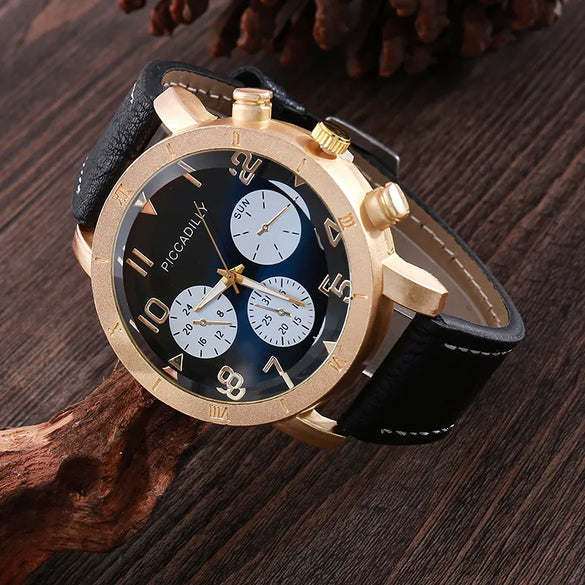 Boyfriend Classic Style British Style Square Needle Quartz Men'S Watches