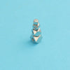 Bracelet Accessories Stainless Steel Geometric Diamond Beads Polygonal Scattered Beads Diy Handmade Jewelry Accessories Electroplated