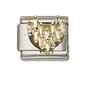 Bracelet Accessories Stainless Steel Heart Flower Star Dripping Oil Style