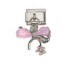 Bracelet Accessories Stainless Steel Removable Hanging Bow Flower Love Dripping Oil Style Unisex