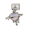 Bracelet Accessories Stainless Steel Removable Hanging Bow Flower Love Dripping Oil Style Unisex