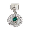 Bracelet Accessories Stainless Steel Removable Hanging Bow Flower Love Dripping Oil Style Unisex