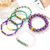 Bracelet Acrylic Geometric Handmade Beaded Jewelry