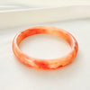 Bracelet Acrylic Geometric Marble Pattern Electroplated