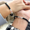 Bracelet Acrylic Heart Shape Handmade Luminous Love Heart Magnetic Buckle Friendship Couple Unisex
