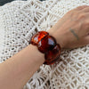 Bracelet Acrylic Resin Exaggerated Geometric Handmade Splicing