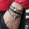 Bracelet Alloy Geometric Angel Wings Infinity Symbol Handwoven Electroplated Unisex Women's Fashion
