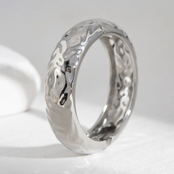 Bracelet Alloy Geometric Exaggerated Leaves Glow Electroplated Jewelry